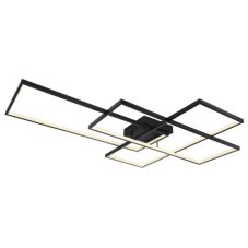 GLOBO 67227-100B GABRIEL stropné svietidlo LED 100W/2100lm 3000-4500-6000K čierna, opál, stmievateľné, diaľkové ovládanie