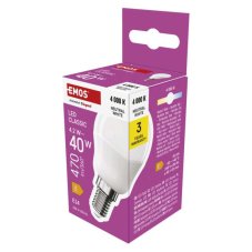 Emos ZQ1E23 LED žárovka E14 CLASSIC Mini Globe 4,2W 470lm 4000K