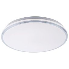 RABALUX 3478 Linden stropné svietidlo LED D490mm 50W/4500lm 3000-6500K chróm, biela, stmievateľné, diaľkové ovládanie, starlight efekt