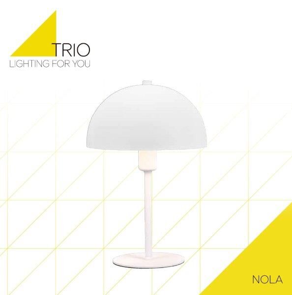 TRIO 506200131 NOLA stolní lampička 1xE14 V305mm bílá matná