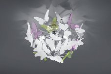 TRIO Reality R60213017 Butterfly stropní  svítidlo 3xG9 chrom