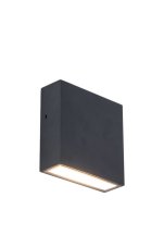 LUTEC 5104002012 GEMINI XF exteriérové ​​nástěnné svítidlo LED 9,5W 750lm 3000K IP54 matná černá
