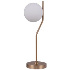 Italux TB-3300-1-HBR stolní svítidlo Carimi 1x5W G9 mosazná měděná, bílá
