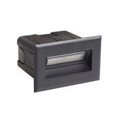 ITALUX ONFL-0332-3K Erba vonkajšie zápustné svietidlo do steny LED 3W/200lm 3000K IP65 čierna