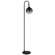 GLOBO 15885S DALTON stojacia lampa V1520mm 1xE27 čierna, dymová