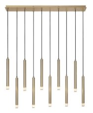 RABALUX 72365 Ramira závesné svietidlo 10xG9 zlatá, priehľadná