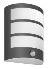 Philips 8719514417656 Python vonkajšie nástenné svietidlo so senzorom LED 6W/500lm 4000K IP44 antracit