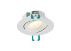 SYLVANIA 0090085 SylSpot zápustné svítidlo D87mm LED 4,8W 400lm 3000K IP44/20 bílá