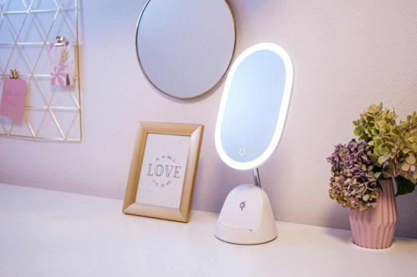 Immax 08970L FACE zrkadlo 3v1 LED 4W 70lm 4000-5000K, biela, dotykové ovládanie, nočné podsvietenie