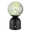 GLOBO 21006SS JULSY dotyková stolná lampička V210mm LED 2,5W/22lm 2700+6500+4000K čierna, priehľadná, vrátane batérie CR18650 1800mAh 3,7V, USB kábel, 3D efekt