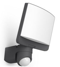 LUTEC 7625601345 SUNSHINE nástěnné LED svítidlo 15,4W 5000K IP44 tmavá šedá se senzorem
