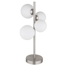GLOBO 56140-4T RIHA stolní lampa V510mm 4xG9 matný nikl, bílá