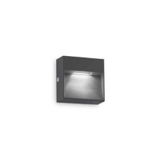 Ideal lux 316871 OUTDOOR DEDRA BIG venkovní nástěnné svítidlo LED 1,5W 160/45lm 3000K IP65 antracit
