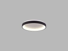 LED2 1271653 BELLA SLIM stropní svítidlo LED D480mm 38W/2660lm 3000K/4000K černá