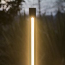 Ideal Lux 293202 JEDI vonkajšie stojanové svietidlo/záhradný stĺpik LED V1605mm 26W 2900/1160lm 3000K čierna