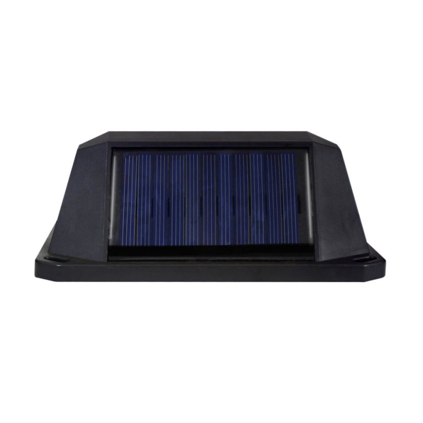 Immax 08486L IMMAX SIDE vonkajšie solárne nástenné svietidlo LED 4W/300lm 6000K, IP65, PIR senzor, čierna