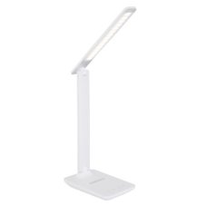 GLOBO 58400W BULLA dotykové stolové svítidlo LED 5W/400lm 3000-4500-6000K bílá imitace kože, stmívatelné