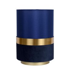 LUCIDE 10508/01/35 EXTRAVAGANZA TUSSE stolní lampička V220mm 1xE14 modrá, mosaz