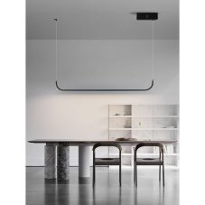 Immax NEO PATTINI 07225L inteligentní závěsné svítidlo LED 1500mm 26W/1820lm 3000-6000K černá, stmívatelné, dálkové ovládání