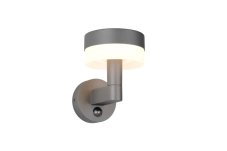 TRIO 230569142 MACKENZIE venkovní nástěnné svítidlo se senzorem SMD LED 8W/800lm 3000K IP54 antracitová