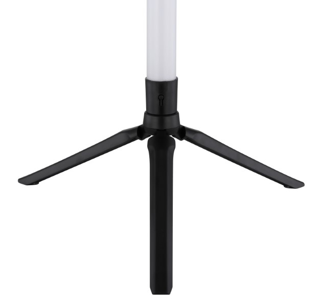 GLOBO 28062 ROCKY dekorační osvětlení - stojací lampa V1130mm LED 7 RGB černá, dúhový efekt, USB Cable incl., dálkový ovladač