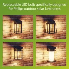 LED žárovka 3W 500lm 2700K ST64 priehľadná PHILIPS UltraEfficient Solar Filament 8720169361980