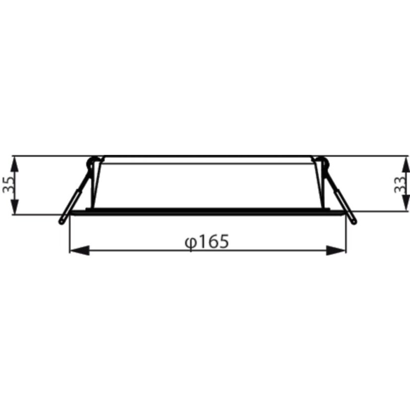 Philips 59466 MESON 150 zápustné svítidlo LED D165mm 16,5W 1750/1300lm 6500K bílá 8720169173866