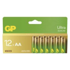 GP B0222F Alkalická batéria GP Ultra LR6 (AA), 12 ks SET-12ks