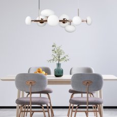 Závěsné svítidlo 8x G9 zlaté Zuma Line OMI 1193