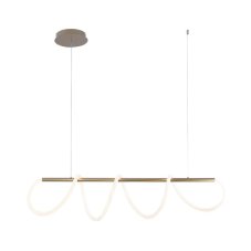 LED závěsné svítidlo 3500 lm 3000+4000+6000K zlaté Zuma Line BALBO 20006PM-GD