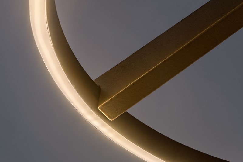 RABALUX 71351 Renara stropní svítidlo D450mm LED 24W/3300/1150lm 3000K černá, zlatá, bílá