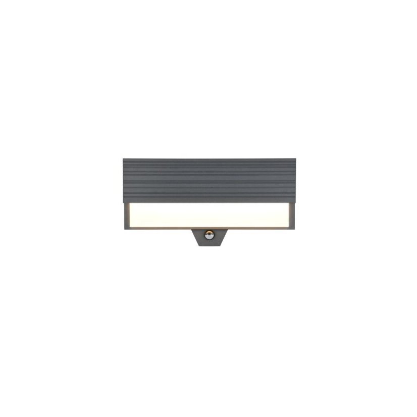 TRIO 247069142 MARIZA vonkajšie nástenné svietidlo so senzorom SMD LED 10W/1100lm 3000K IP44 antracit