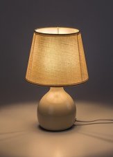 RABALUX 74076 Ingrid stolná lampička V260mm1xE14 béžová