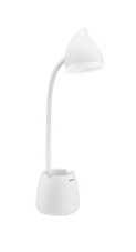 Philips 8719514443778 Hat stolní dotyková lampička se stojanem na mobil LED 4W/80lm 3000-5700K bílá stmívatelná