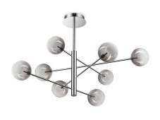 Ideal Lux 345437 EQUINOXE závesné svietidlo 8xG4 dymová