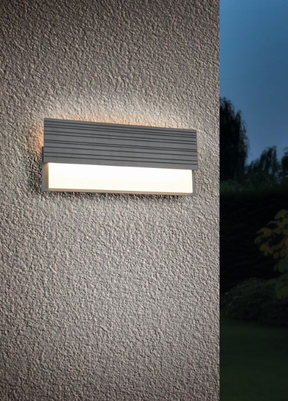 TRIO 247060142 MARIZA vonkajšie nástenné svietidlo SMD LED 10W/1100lm 3000K IP65 antracit