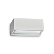 Exteriérové nástenné svietidlo Ideal lux 115351 TWIN AP1 BIANCO 1xG9 28W IP44