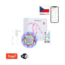 Immax 07734L NEO LITE digitálny LED pásik 5m, RGB, Tuya, MUSIC, IP65