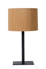 LUCIDE 03529/81/30 MAGIUS Lampička E27 1x40W světlé dřevo, černá