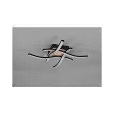 TRIO Reality R62474135 ROUTE stropní svítidlo SMD LED 4x5W/4x500lm 3000K imitace dřeva