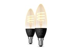 8719514411869 Philips Hue White Ambiance Filament žárovka svíčka E14 4,6W/300lm 2200-4500K 2-set