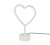 TRIO reality R55210101 HEART USB Dekoračné svietidlo 200mm LED 1X1W Biela