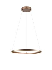 TRIO 331019165 AMADOR závesné svietidlo D750mm SMD LED 48W/5800lm 2300+3000+4000K kávová, switchdimmer