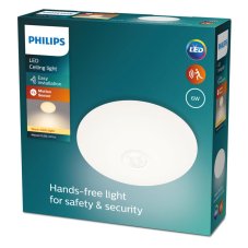 Philips 8719514431805 Mauve LED stropní svítidlo se senzorem 6W/600lm 2700K bílá