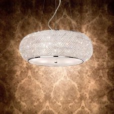 Závesné svietidlo Ideal lux 082158 PASHA SP6 CROMO 6xE14 40W