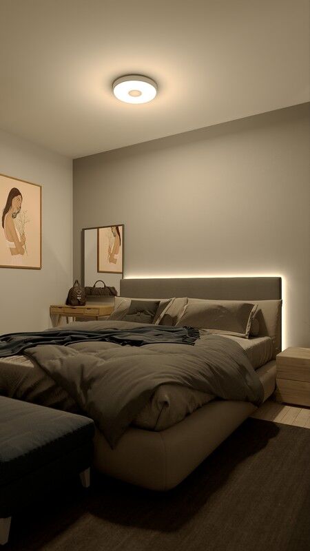 Philips 8720169301252 Coiner stropní svítidlo D389mm LED 24W/2700lm 2700K bílá, SceneSwitch