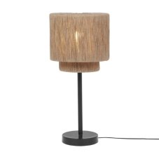 TRIO 566800136 SMILLA stolná lampička V450mm 1xE27 čierna, béžová