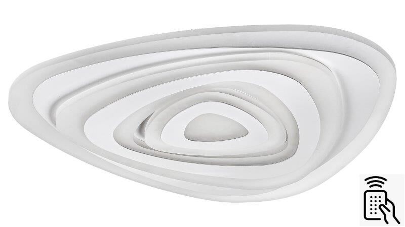 RABALUX 3099 Tanel LED stropní stmívatelné svítidlo 51W/3685lm 3000-6500K s dálkovým ovladačem bílé