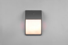 TRIO 212160242 MERSEY exteriérové nástěnné svítidlo 2xE14 IP44 antracit, bílá, světelný senzor