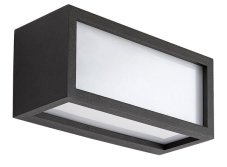 RABALUX 77099 Lublin vonkajšie nástenné svietidlo LED 10W/480lm 4000K IP54 čierna, biela